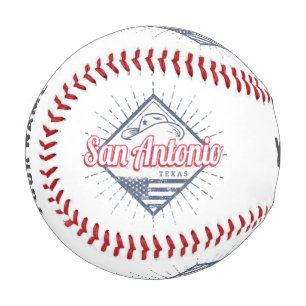 Balle De Baseball San Antonio City Texas États-Unis Vintage USA