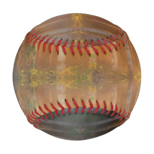 Balle De Baseball Scène de la forêt de Misty