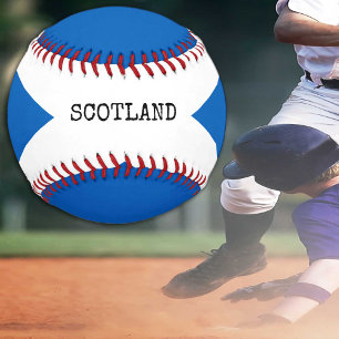 Balle De Baseball Scotland baseballs, Nom personnalisé, Drapeau écos