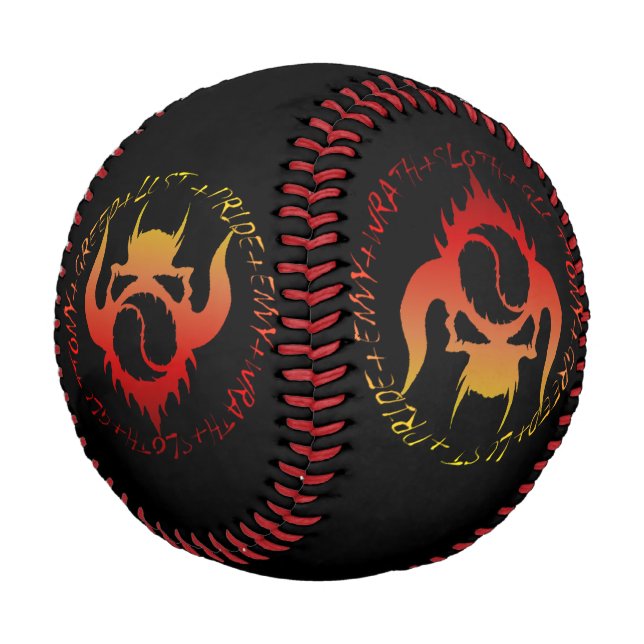 Balle De Baseball Sept péchés mortels baseball (Angle)