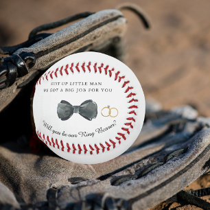 Balle De Baseball Seras-tu ma proposition de porteur de bague