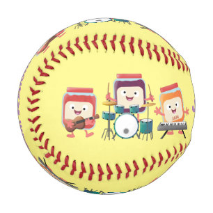 Balle De Baseball Session de jam adorable humour de musicien de dess