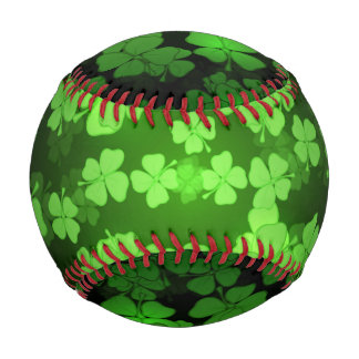 Balle De Baseball Shamrocks verts