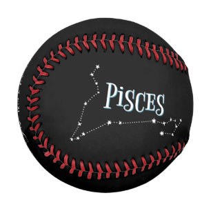 Balle De Baseball SIM A Pisces Zodiac.SIGNE Zodiaque À La Mode Pisce