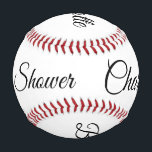 Balle De Baseball SIMPLE MINIMAL.CUTIE ADD NAME BABY baby shower Thr<br><div class="desc">Conception</div>