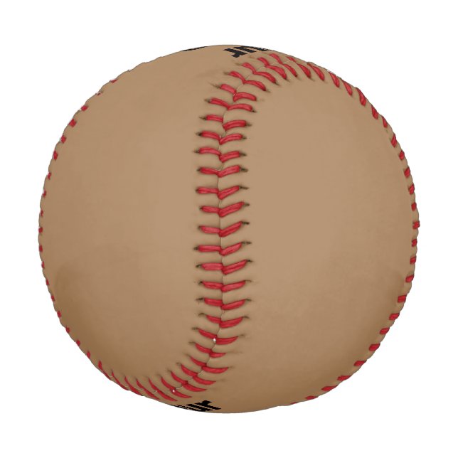 BALLE DE BASEBALL SIMPLE MODERNE MODERNE MONOGRAM ÉLÉGANT CHIC STYLE (Angle)