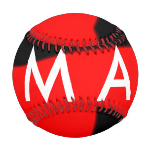 Balle De Baseball Simple monogramme ajouter votre nom lettre man min