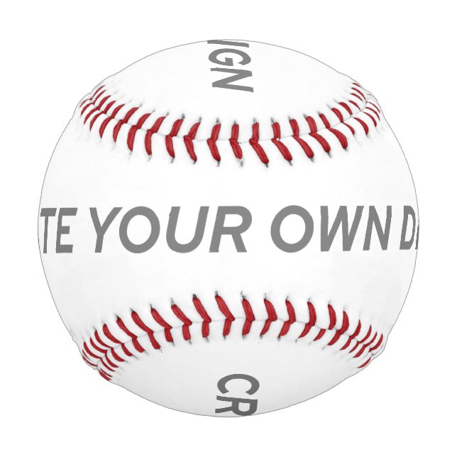 Balle De Baseball Simplement - Créez Votre Propre Baseball (Devant)