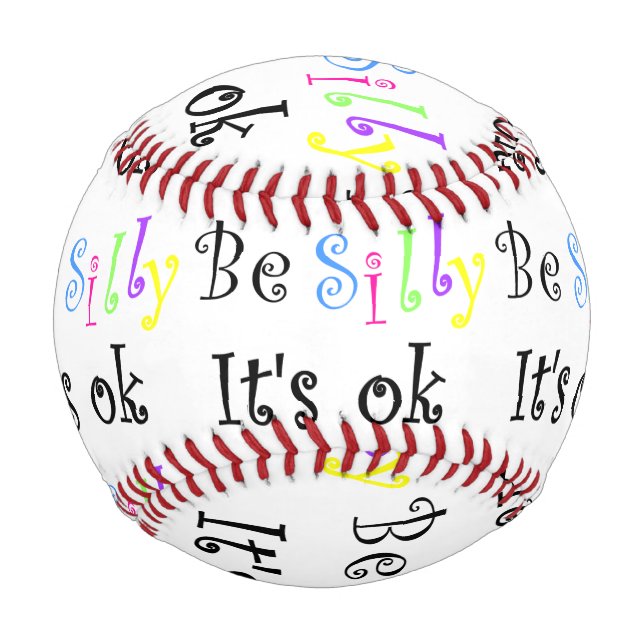 Balle De Baseball Sois bête, c'est ok-baseball (Devant)