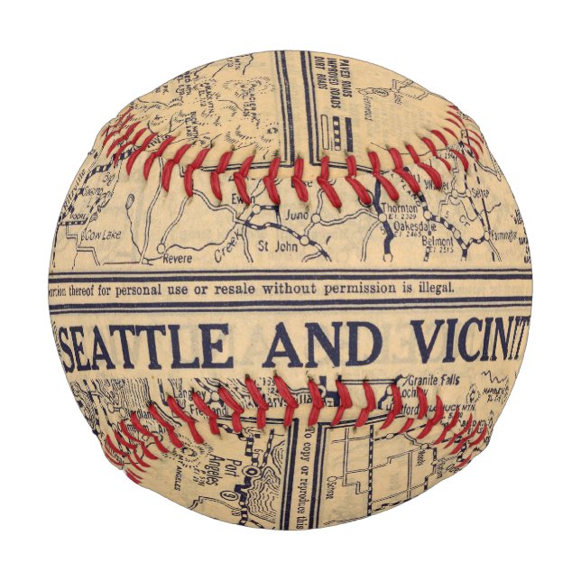 Balle De Baseball Spokane, Seattle (Devant)