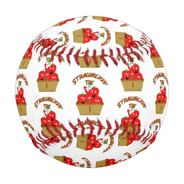 Balle De Baseball Strawberry Time ! (Devant)