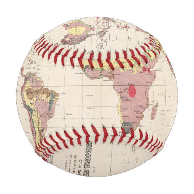 Balle De Baseball Structure géologique du globe (Devant)
