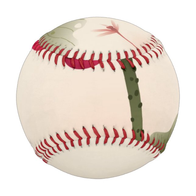 Balle De Baseball Style oriental Lotus (Devant)
