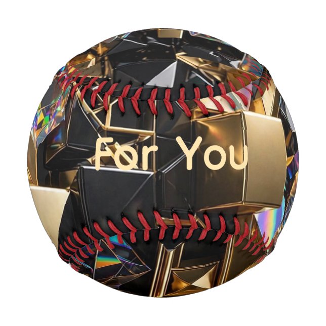 Balle De Baseball Super 3D Crystal Mosaic  (Dos)