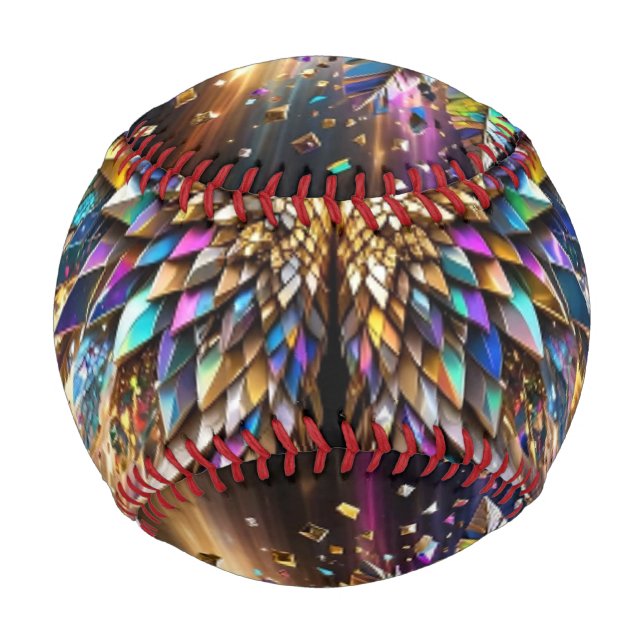 Balle De Baseball Super 3D Crystal Mosaic  (Devant)