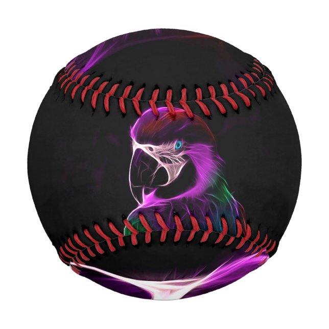 Balle De Baseball Superbe perroquet à la lueur de prune (Dos)