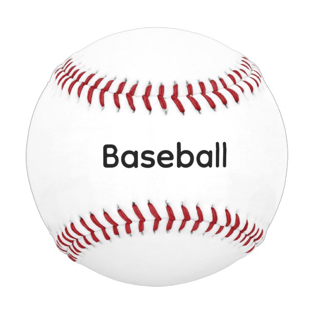 Balle De Baseball Supprimer ce texte et ajouter votre propre concept (Devant)