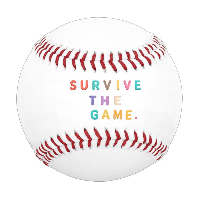 Balle De Baseball Survivez le jeu. (Devant)