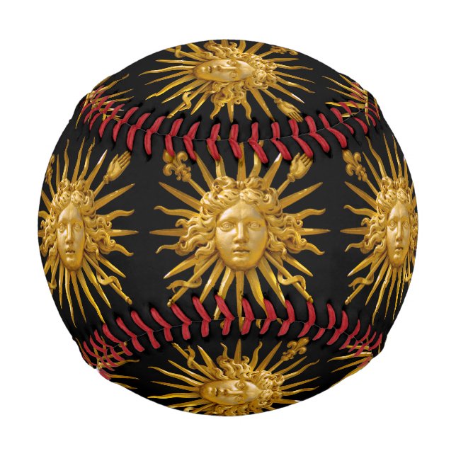 Balle De Baseball Symbole de Louis XIV le Roi Soleil (Devant)