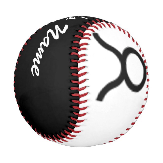 Balle De Baseball Symbole du zodiaque de Taurus par Kenneth Yoncich (Angle)