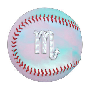Balle De Baseball Symbole Scorpio dans la décoration de style perle