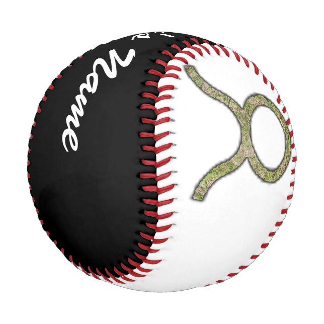 Balle De Baseball Symbole Taurus Zodiac Élément par Kenneth Yoncich (Angle)