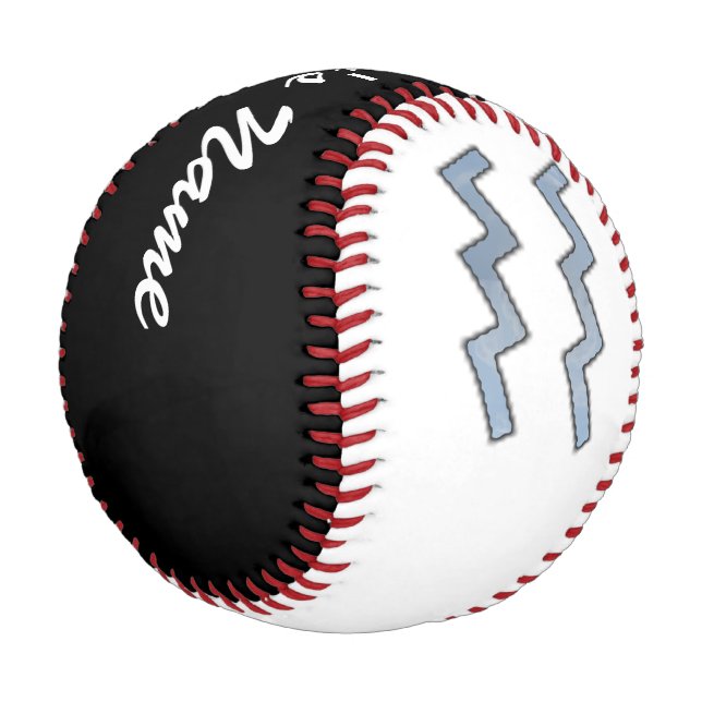 Balle De Baseball Symbole Zodiaque Aquarius Élément par Kenneth Yonc (Angle)