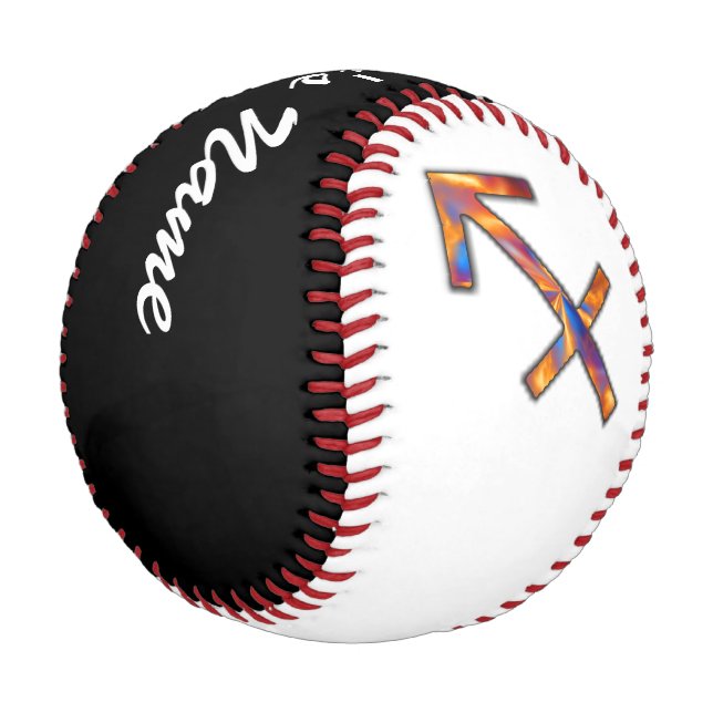 Balle De Baseball Symbole zodiaque Sagittarius Élément par K Yoncich (Angle)