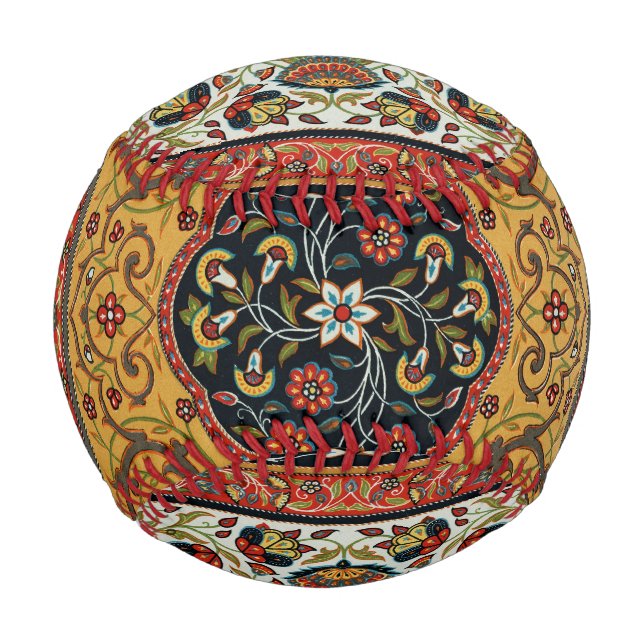 Balle De Baseball Tapis Élegant Tapisserie Perse Antique Riche (Devant)