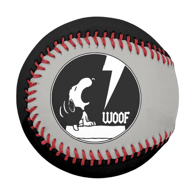 Balle De Baseball Tee - shirt | Snoopy Howling (Devant Gauche)