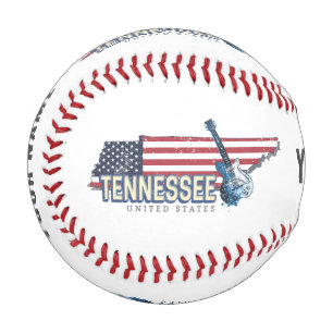 Balle De Baseball Tennessee États-Unis Retro State Vintage USA
