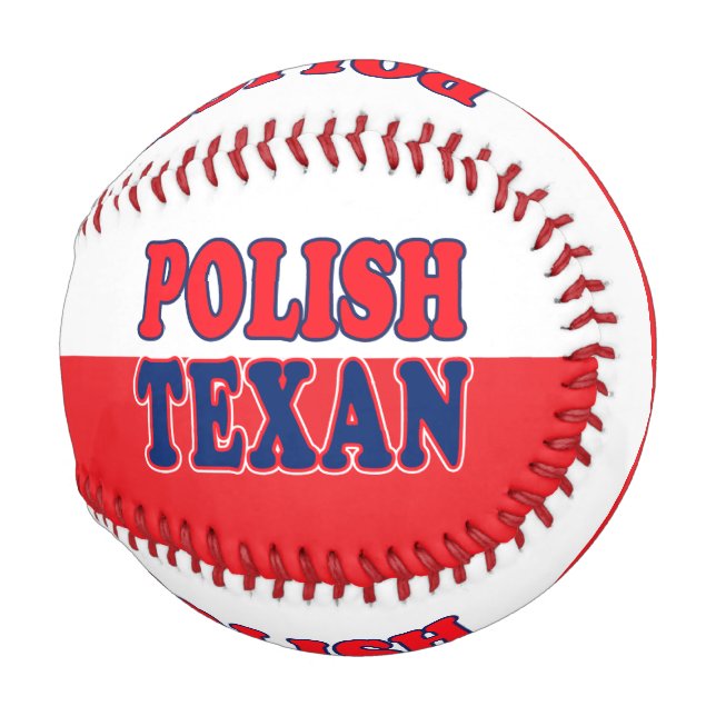 Balle De Baseball Texan polonais (Devant Droite)