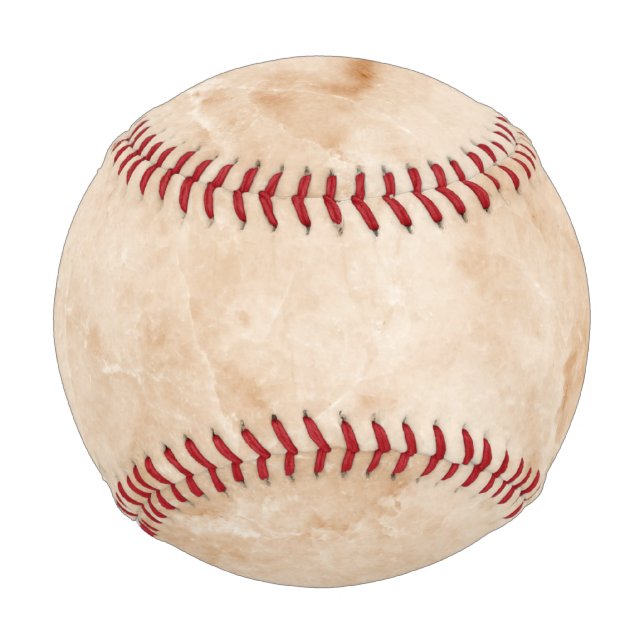 Balle De Baseball Texture crémeuse en marbre (Devant)