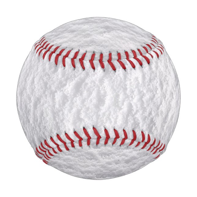 Balle De Baseball Texture de neige compactée (Devant)