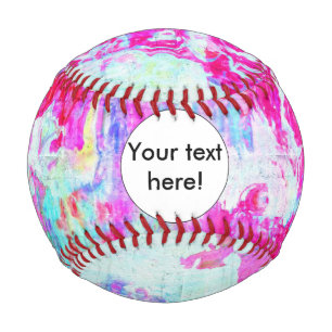 Balle De Baseball Texture rouge rose