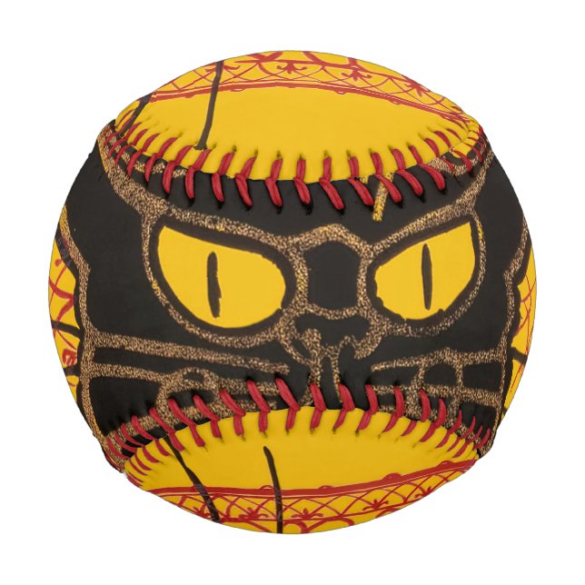 Balle De Baseball Theophile Steinlen - Le Chat Noir Vintage (Devant)