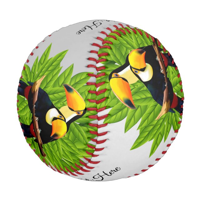 Balle De Baseball Toucan Duo Personnel (Angle)