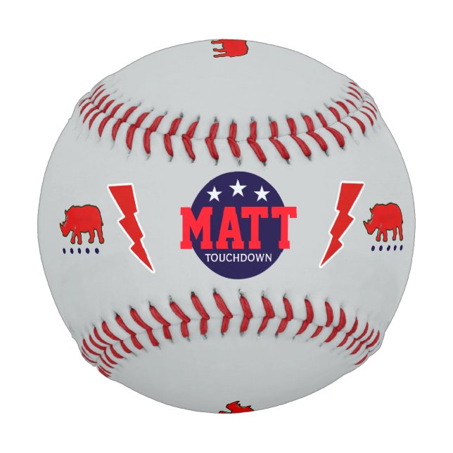 Balle De Baseball toucher personnalisé (Devant)