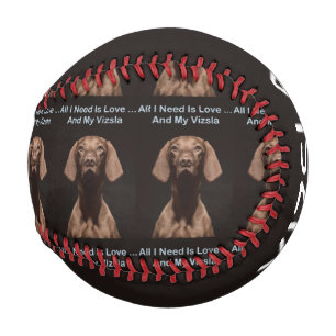 Balle De Baseball Tout ce dont j'ai besoin c'est d'amour et de mon V
