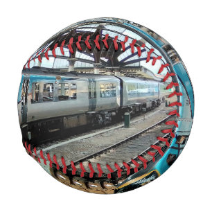Balle De Baseball Train bleu, à la gare de York.