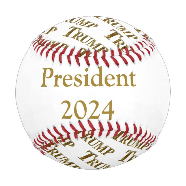 BALLE DE BASEBALL TRUMP 2024 (Devant)