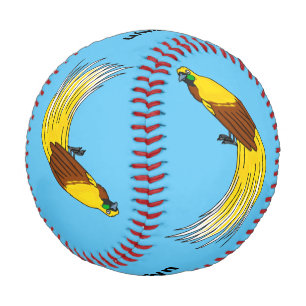 Balle De Baseball Un petit oiseau de paradis