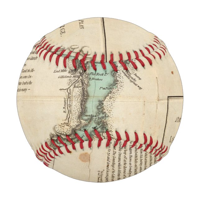 Balle De Baseball Une étude du lac Champlain (Devant)