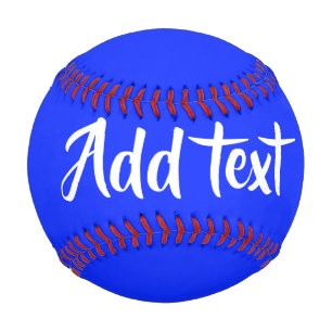 Balle De Baseball uni bleu