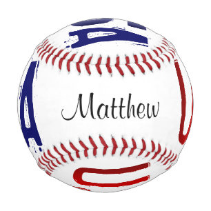 Balle De Baseball USA Custom Name Baseball