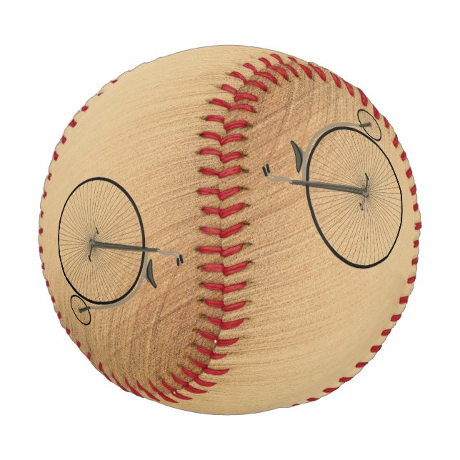 Balle De Baseball Vélo ancien à grande roue rustique (Angle)