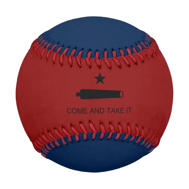 Balle De Baseball Venez-y le chercher ! Drapeau de bataille de l'Éta (Dos)