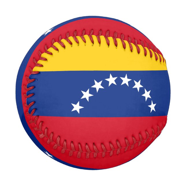 Balle De Baseball Venezuela : drapeau patriotique vénézuélien (Devant Gauche)