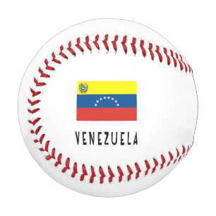 Balle De Baseball Venezuela Drapeau Vénézuélien Nom Personnalisé