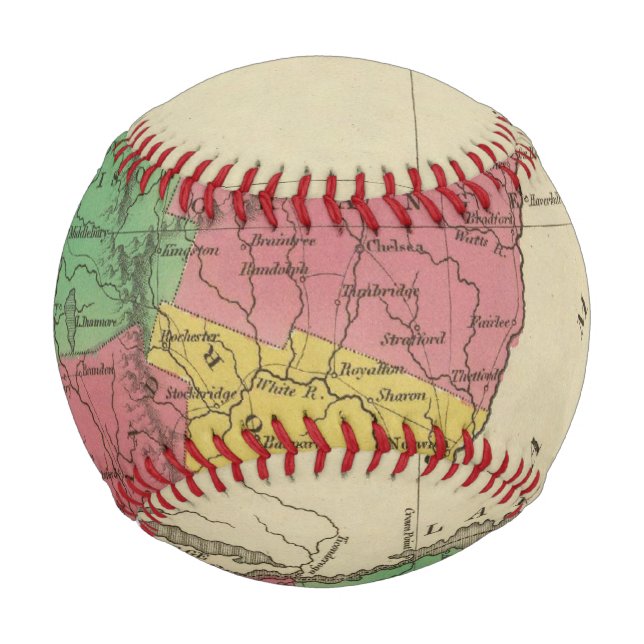 Balle De Baseball Vermont 10 (Devant)